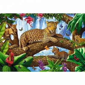 Trefl, Puzzle 1500: Odpoczynek wśród drzew (26160)