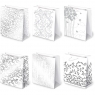 Torebki ozdobne T2A-29 Avantgarde białe 10 sztuk