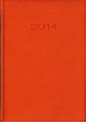 Kalendarz 2014 A5 21D Pomorańczowy dzienny - <br />