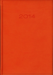 Kalendarz 2014 A5 21D Pomorańczowy dzienny - <br />