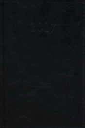 Kalendarz 2017 KKB-6DL książkowy lux czarny