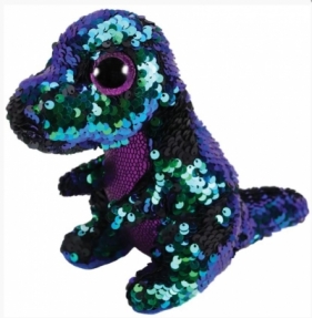 Beanie Boos Ty Cekinowy Crunch purple-green dinosaur