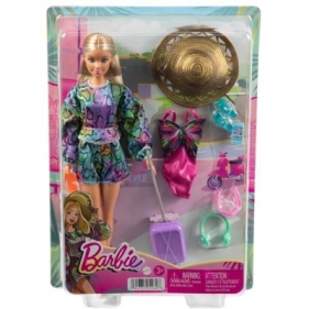 Barbie Wakacyjna zabawa Lalka + akcesoria