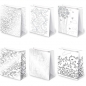 Torebki ozdobne T2A-29 Avantgarde białe 10 sztuk