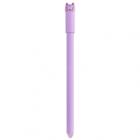 Długopis żelowy wymazywalny niebieski - Kot, 1 szt