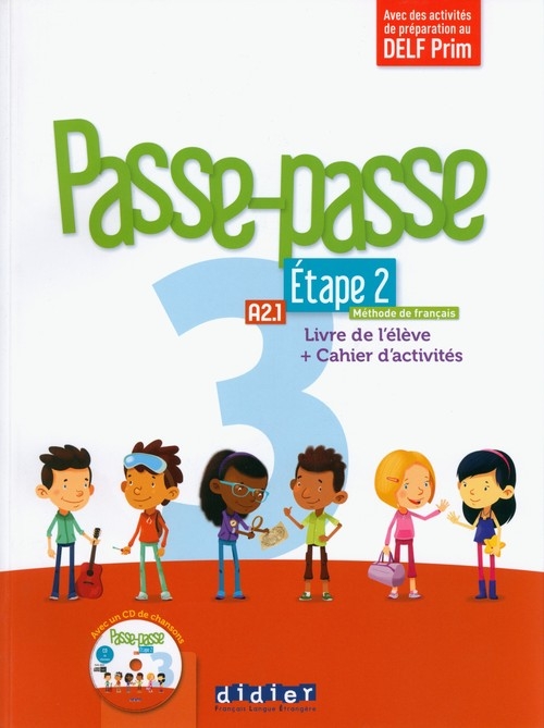 Passe-Passe 3 etape 2 podręcznik + ćwiczenia + cd