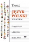 Język Polski w Liceum nr. 3 2015/2016 praca zbiorowa