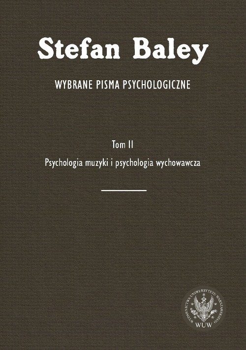 Wybrane pisma psychologiczne Tom 2