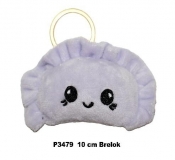 Brelok pieróg fioletowy 10cm