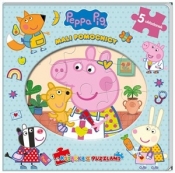 Peppa Pig: Książka z puzzlami. Mali pomocnicy (Uszkodzona okładka)