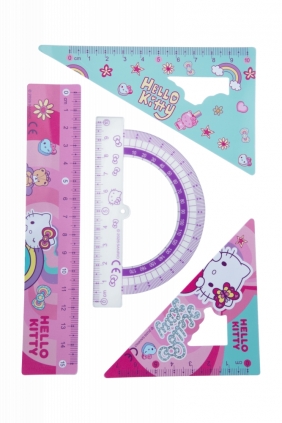 Coolpack, Zestaw geometryczny 4 sztuki Hello Kitty - Pink 1 (10609PTR)