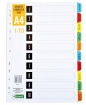 Przekładki kartonowe 1-10 index laminowany D.RECT