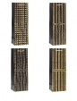 Torebka ozdobna na butelkę 12x36x9cm mix ROZETTE