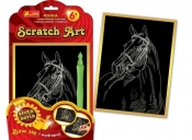 Scratch Art Koń