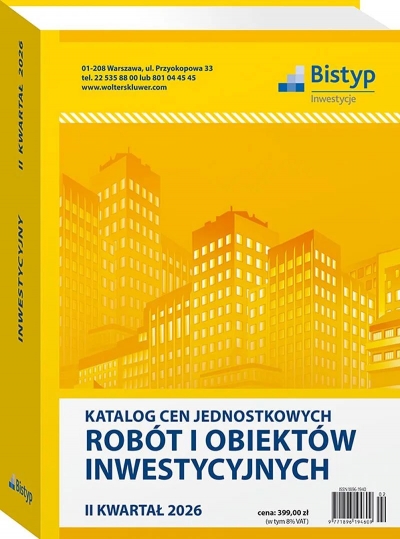 <img src='https://webimage.pl/pics/609/4/d9771896194609.jpg' style='height:440px' /> Katalog cen jednostkowych robót i obiektów INWESTYCYJNYCH - II kwartał 2026 r.