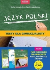 Superpakiet. Testy dla gimnazjalisty: polski matematyka angielski oldschool stara dobra szkoła