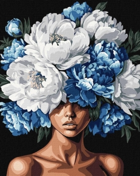 Malowanie po numerach - Rozkwitająca myśl 40x50cm