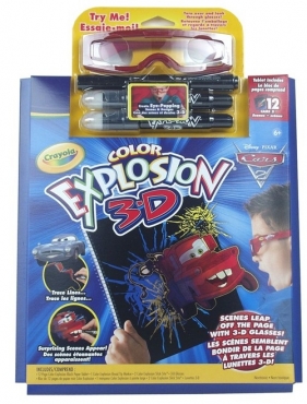 Zestaw do malowanie Crayola Eksplozja koloru - 3D Auta - <br />