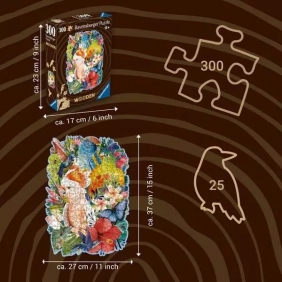 Ravensburger, Puzzle drewniane 300: Ptaki (12000760)