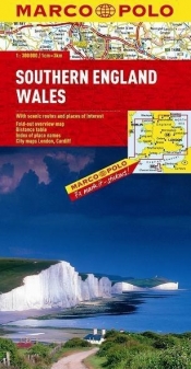Wielka Brytania 1/2 część południowa/Walia 1:300 000 - mapa Marco Polo - Opracowanie zbiorowe