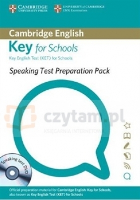 KET for Schools Speaking Test Preparation Pack PB with DVD