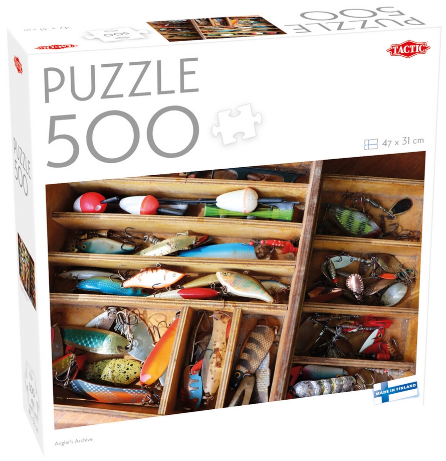 <img src='https://webimage.pl/pics/610/0/d6416739610610-2.png' style='height:440px' /> Tactic, Puzzle Lovers 500: Archiwum wędkarza