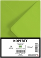 Koperty B6 - limonka, 10szt