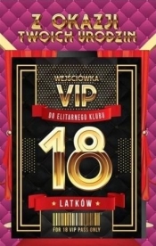 Karnet Urodziny 18 VIP - 02