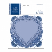 Zestaw ażurowych papierów PAPERMANIA CAPSULE PARISIENNE BLUE