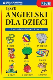 Angielski dla dzieci (z kolorowymi naklejkami) - Opracowanie zbiorowe