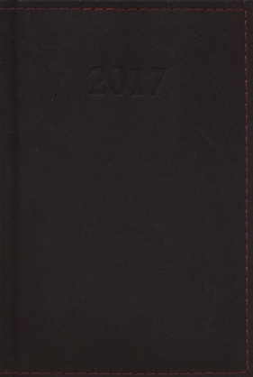 Kalendarz 2017 KKB-6DL książkowy lux brązowy