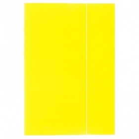 Teczka kartonowa na gumkę Bigo kolor: żółty 80 g 32 x 22 cm (0080)