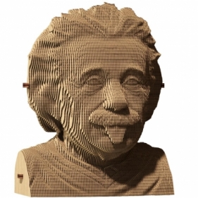 Puzzle 3D kartonowe - Albert Einstein