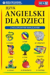 Angielski dla dzieci (z kolorowymi naklejkami) - Praca zbiorowa