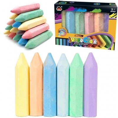 Kreda gruba kolorowa 6szt