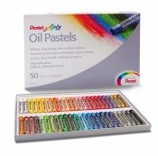 Kredki Pastele PENTEL PHN50, 50 kolorów