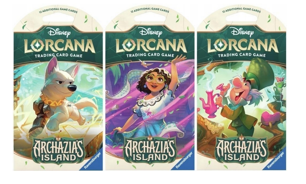 Disney Lorcana: Archazia’s Island Sleeved Booster - Zestaw Dodatkowy, 12 kart