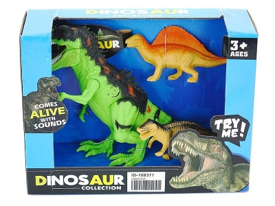 Figurka Adar dinozaur z dźwiękiem + 2 małe dino (525610)