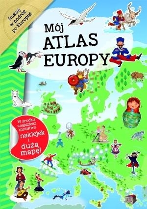 Mój atlas Europy z naklejkami