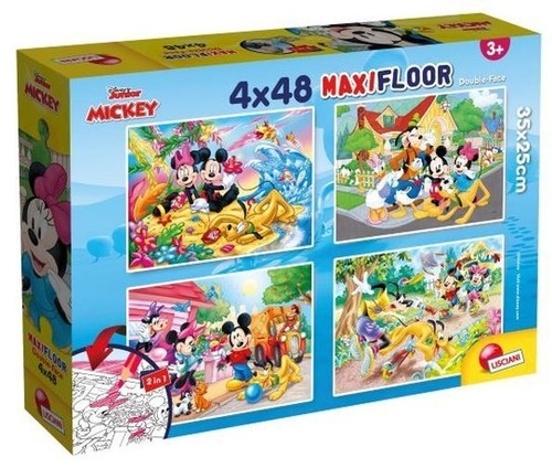 Puzzle SuperMaxi 4x48 Myszka Miki i Przyjaciele