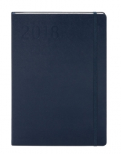 Kalendarz 2018 Minimalizm A5 Tns Granatowy