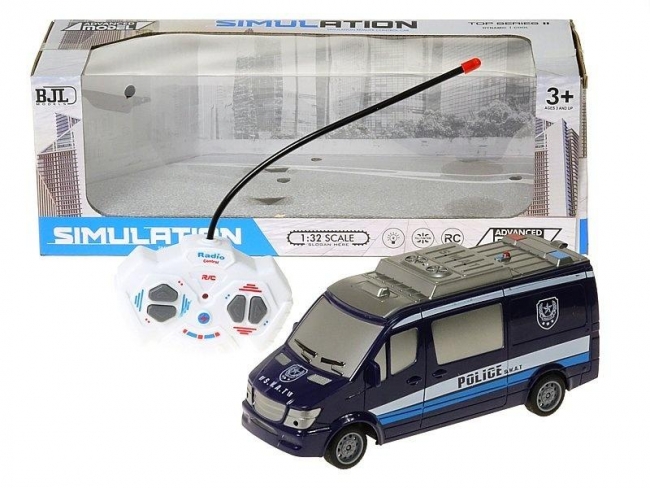Radiowóz R/C światła 1:32