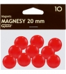 Magnesy Grand 20 mm czerwone op. 10 sztuk GRAND
