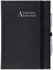 Kalendarz akademicki 2023 A5 tyg. Cross czarny