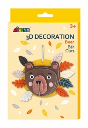 Dekoracja 3D - Miś (PZ205061)