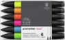Zestaw pisaków Promarker Winsor & Newton - Neon, 6 kolorów (0290136)