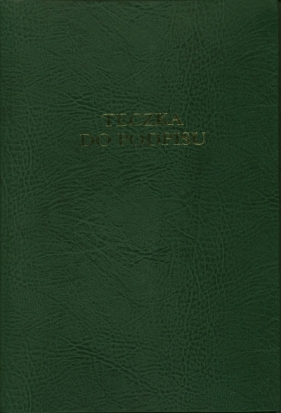 Teczki do podpisu Barbara A4 zielony (1822208)