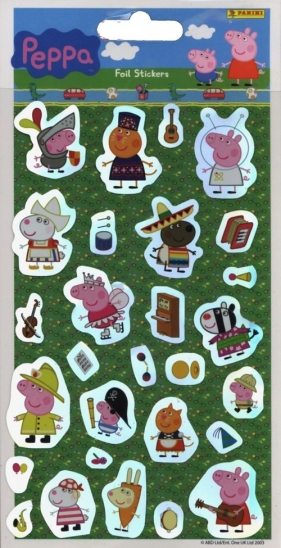 Naklejki Świnka Peppa foil Stickers