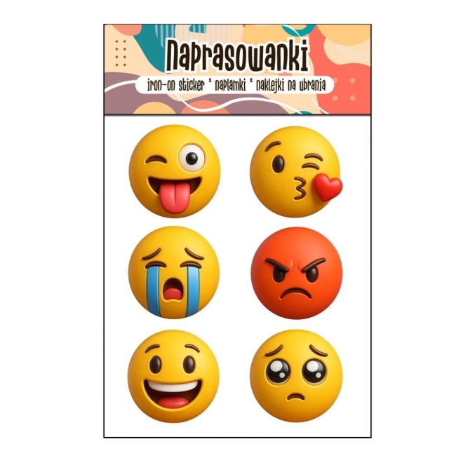 <img src='https://webimage.pl/pics/611/4/d5905116014611.jpg' style='height:440px' /> Naprasowanki Emotki Emoji Emocje