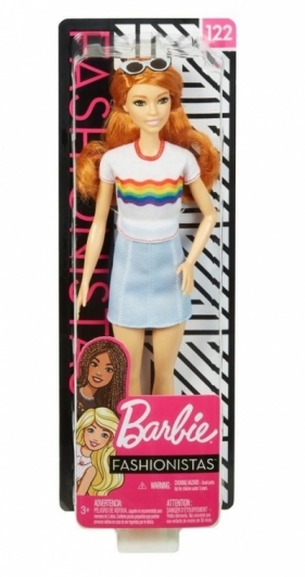 Barbie Fashionistas: Modne przyjaciółki - lalka nr 122 (FBR37/FXL55)